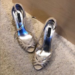 Creme colored high heels